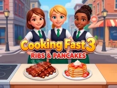 Permainan Cooking Fast 3: Ribs and Pancakes talian