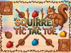 Permainan Squirrel Tic Tac Toe talian
