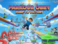 Permainan Parkour Obby Jump to Victory talian