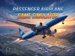 Permainan Passenger Airplane Game Simulator talian