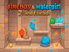 Permainan Fireboy & Watergirl 7: and Friends talian