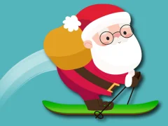 Permainan Avalanche Santa Ski Xmas talian
