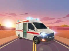 Permainan Ambulance Traffic Drive talian