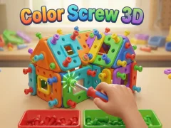 Permainan Color Screw 3D talian