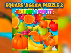 Permainan Square jigsaw Puzzle 2 - Assemble Fruits talian