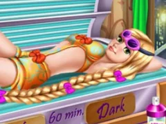 Permainan Goldie Princess Tanning talian