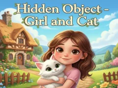 Permainan Hidden Object - Girl and Cat talian