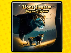 Permainan Lions Jigsaw Jigsaw talian