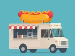 Permainan Food Trucks Jigsaw talian