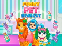 Permainan Funny Pet Haircut talian