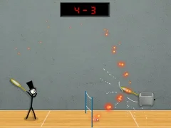 Permainan Stick Figure Badminton 3 talian