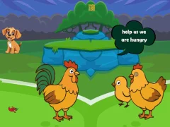 Permainan Feed Hungry Hen Family talian