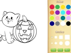 Permainan Halloween Coloring Book talian
