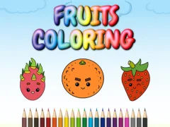 Permainan FRUITS COLORING talian