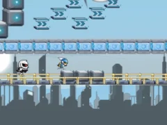 Permainan Gravity Guy HTML5 talian