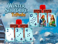 Permainan Winter Solitaire TriPeaks talian