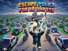 Permainan Escape Police for Brainrots talian