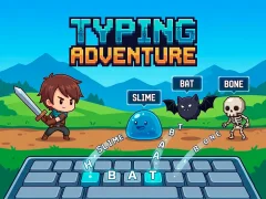 Permainan Typing Adventure talian