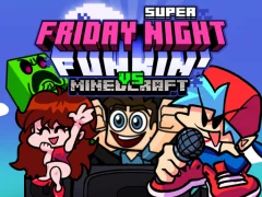 Permainan Super Friday Night Funkin Vs Minecraft talian