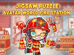 Permainan Jigsaw Puzzle: Avatar World Fire Station talian