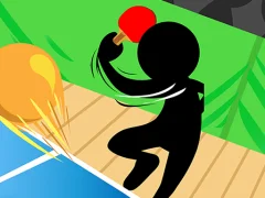 Permainan Stickman Ping Pong talian
