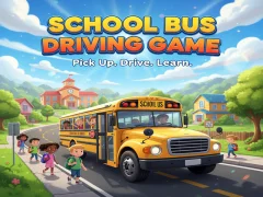 Permainan School Bus Driving Game talian