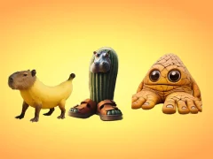 Permainan Italian animals with voice acting talian