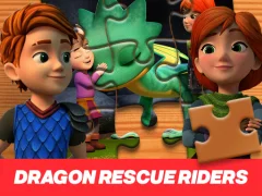 Permainan Dragon Rescue Riders Jigsaw Puzzle talian