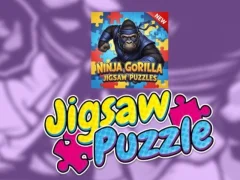 Permainan Ninja Gorilla Jigsaw Puzzles talian