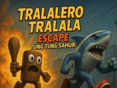 Permainan Tralalero Tralala escape Tung Tung Sahur talian