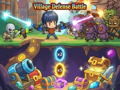 Permainan Village Defense Battle talian