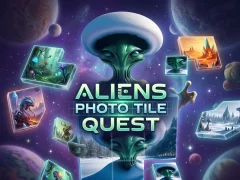 Permainan Aliens Photo Tile Quest talian
