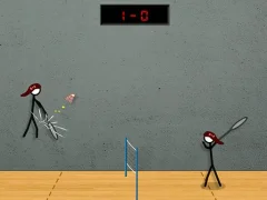 Permainan Stick Figure Badminton 2 talian