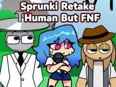 Permainan Sprunki Retake Human But FNF talian