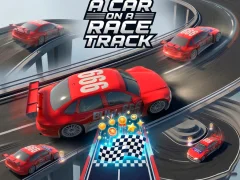 Permainan A Car on a Race Track talian
