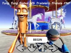 Permainan Tung Tung Sahur VS Tralalero Tralala FNF talian
