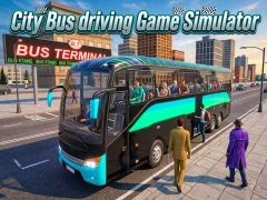 Permainan City Bus driving Game Simulator talian