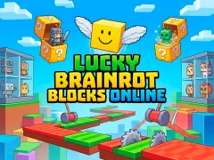 Permainan Lucky Brainrot Blocks Online talian