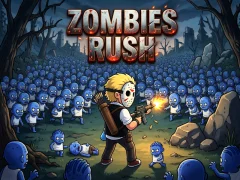 Permainan Zombies Rush talian