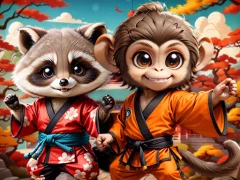 Permainan Kung-Fu Little Animals talian