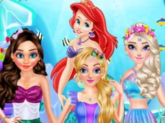Permainan Princess Mermaid Style Makeup talian