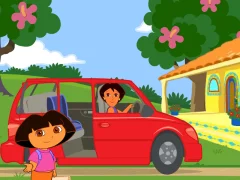 Permainan Dora The explorer Dora's Ride-Along City Adventure talian