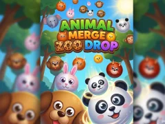 Permainan Animal Merge Zoo Drop talian