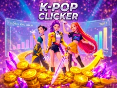 Permainan K-pop. Clicker talian