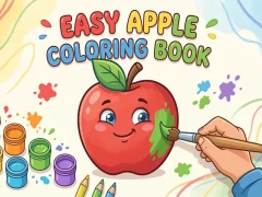 Permainan Easy Apple Coloring Book talian