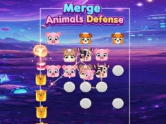 Permainan Merge Animals Defence talian