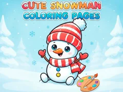 Permainan Cute Snowman Coloring Pages talian