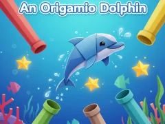 Permainan An origami dolphin talian