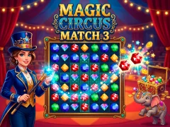 Permainan Magic Circus Match 3 talian