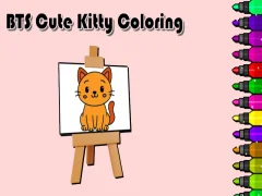 Permainan BTS Cute Kitty Coloring talian